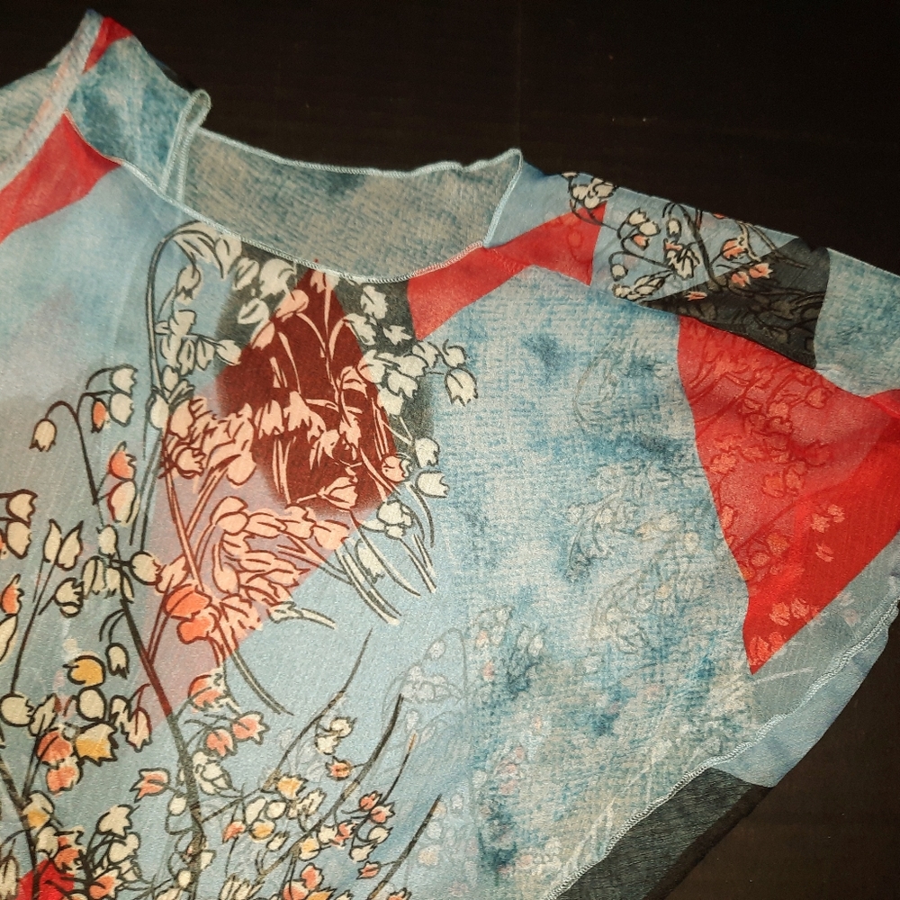 Violet ruby batwing top - Picture 3 of 4